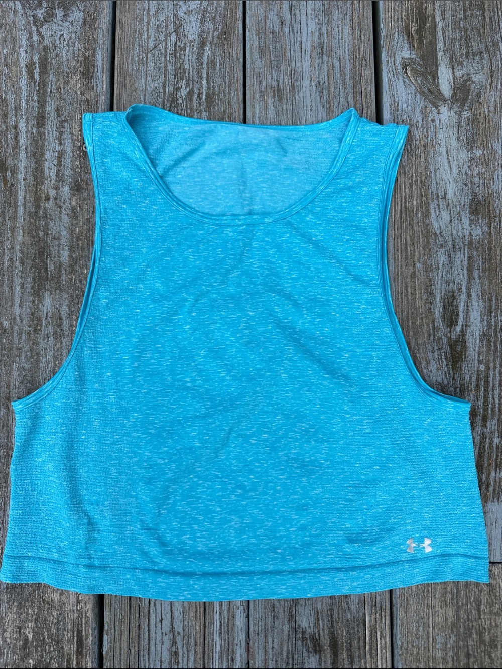 Under Armour Women's Cropped Muscle Tank in Bright Teal